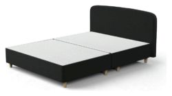 Silentnight - Studio - Double Curved - Bed Frame - Ebony